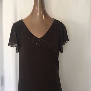 Adrianna Papel Brown sequined dress!